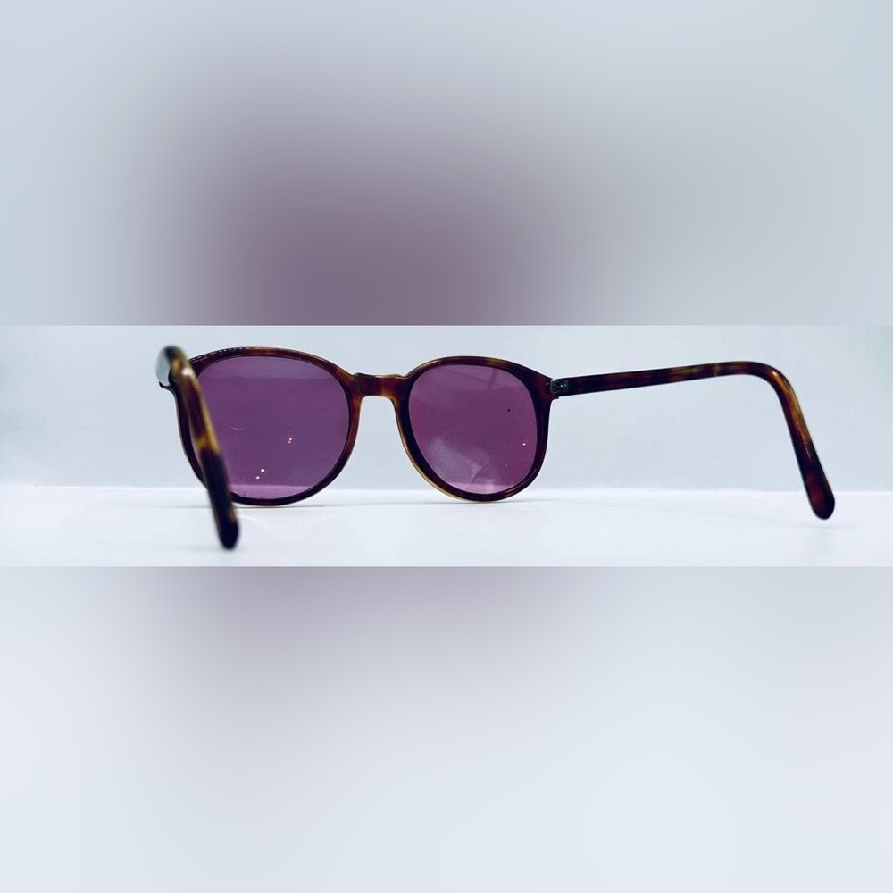 Vintage Brown Tortoise Oval Sunglasses Frames Only - Picture 5 of 8